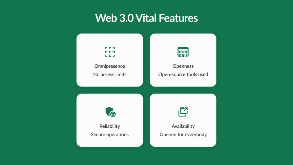 web 3.0 vital features