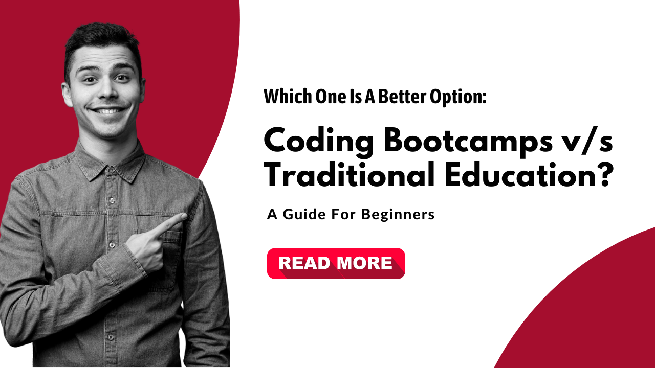 full stack web development bootcamps or traditional education